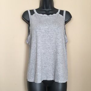 Benjamin Jay Gray Back Cut Out Tank